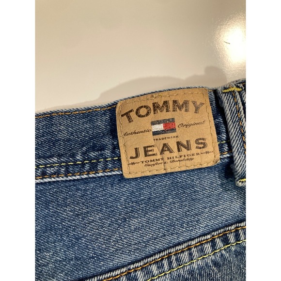 Tommy Hilfiger Vintage Carpenter Shorts Mens 40 Baggy Streetwear Y2K Denim Jean - Picture 3 of 15